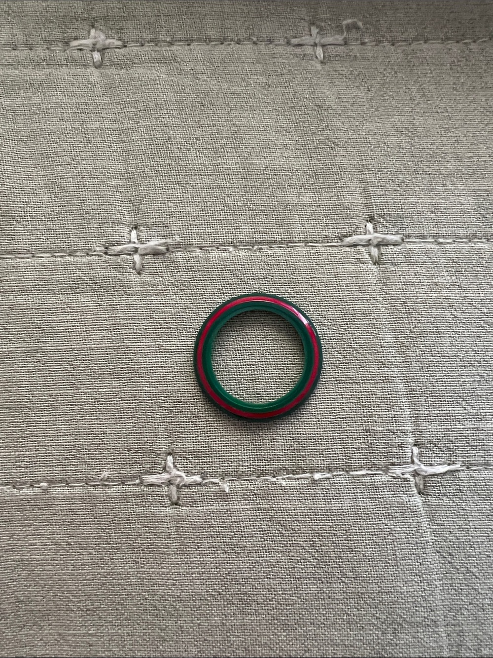 Enamel Stackable Ring in Green and Red - Women Accessories Gucci watch